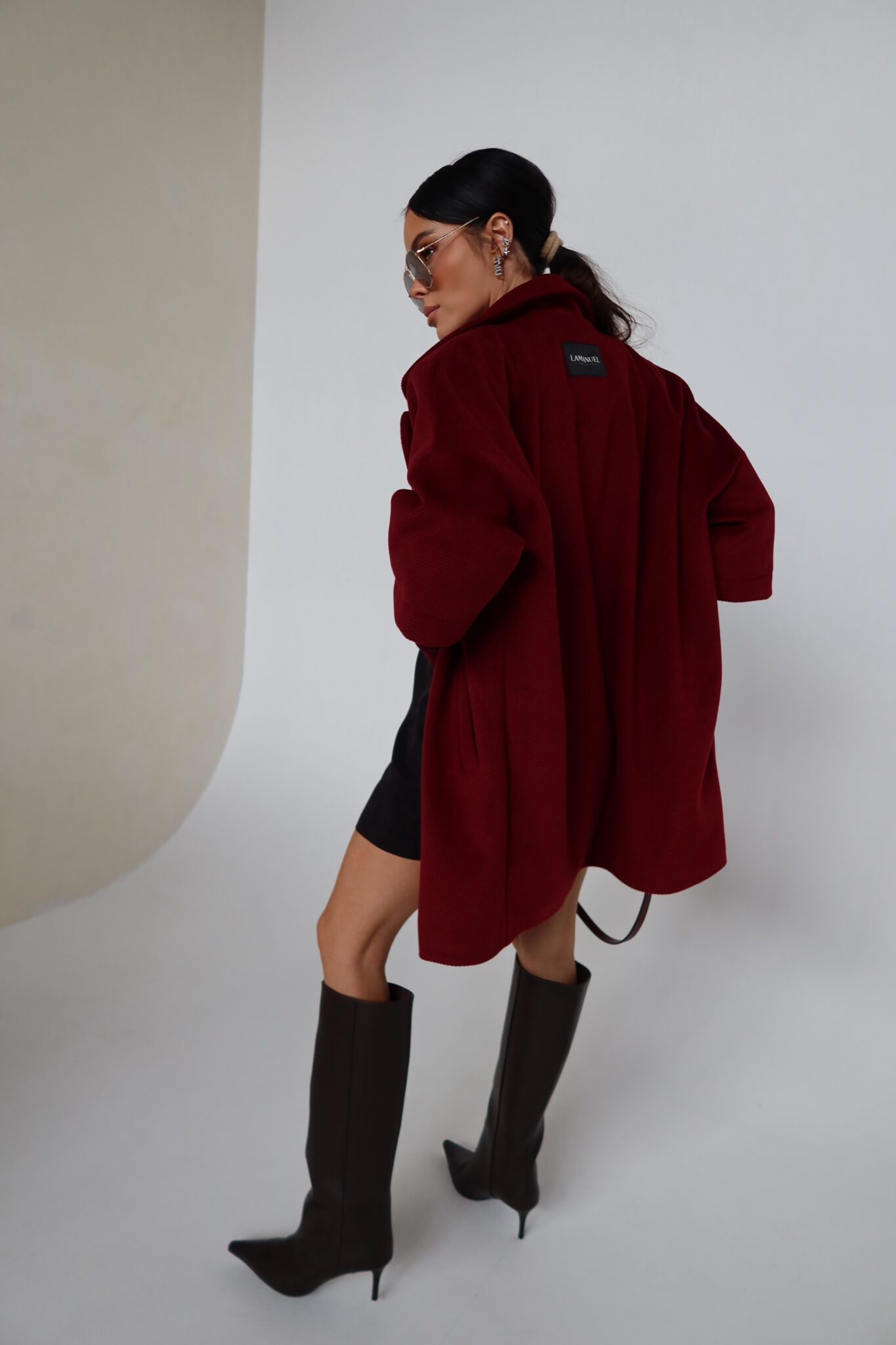 Палто ETERNAL burgundy - Image 5