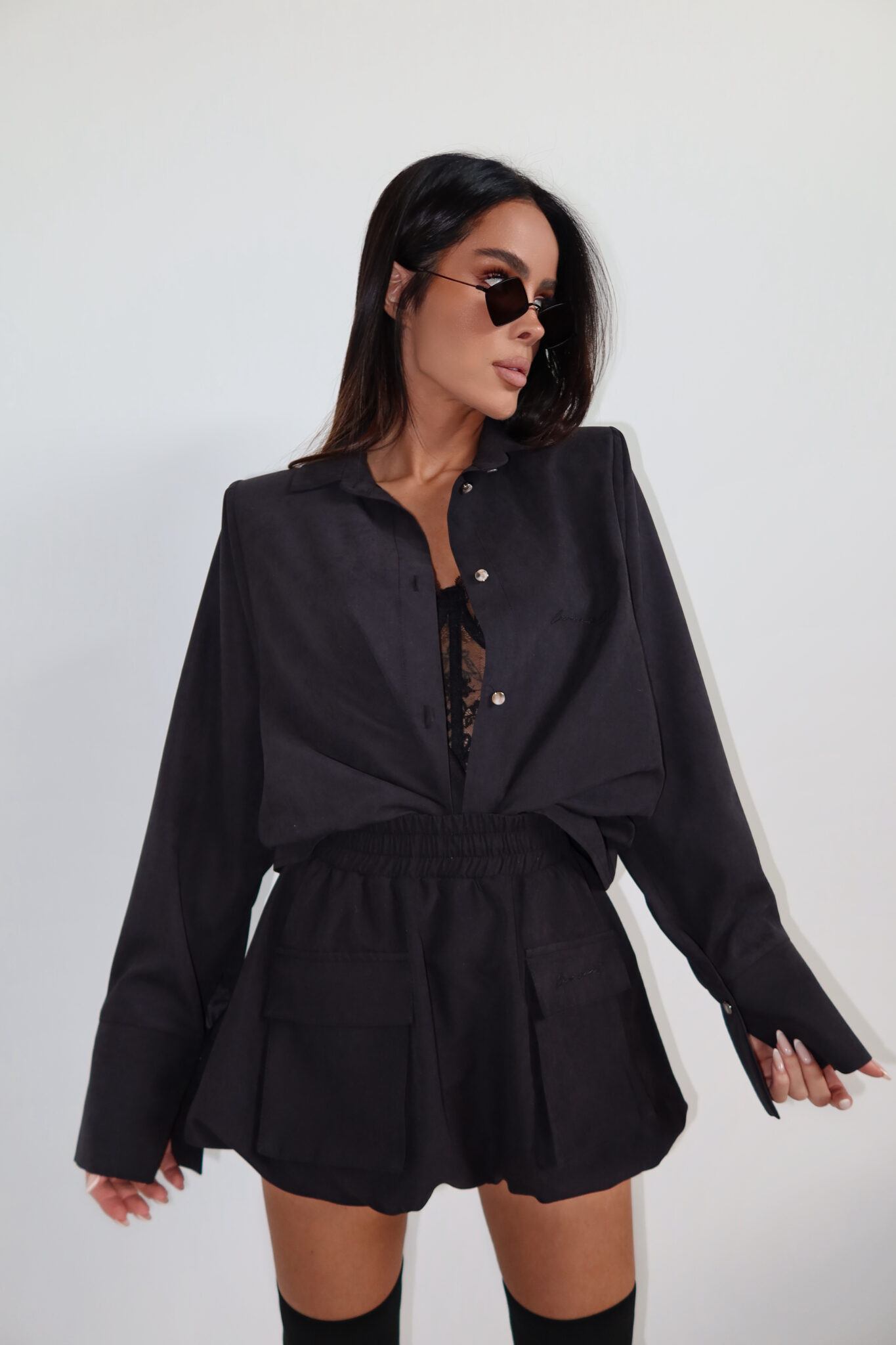 Риза VELVET black - Image 3