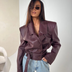 Късо яке VISION jacket burgundy